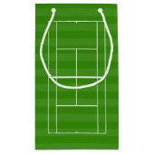 テニスコートラインマーキング小抱き枕 スモールペーパーバッグ (裏面)