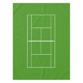 テニスコートラインマーキング テーブルクロス (正面)