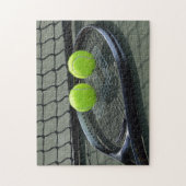 テニスコートラケット及びテニス・ボール ジグソーパズル (縦)