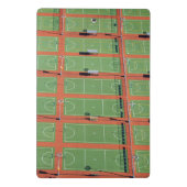 テニスコート上空 ミニクリップボード (裏面)