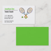 テニスコート名刺 名刺 (正面/裏面)