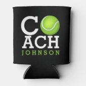 テニスコート名前をカスタムする 缶クーラー (正面)