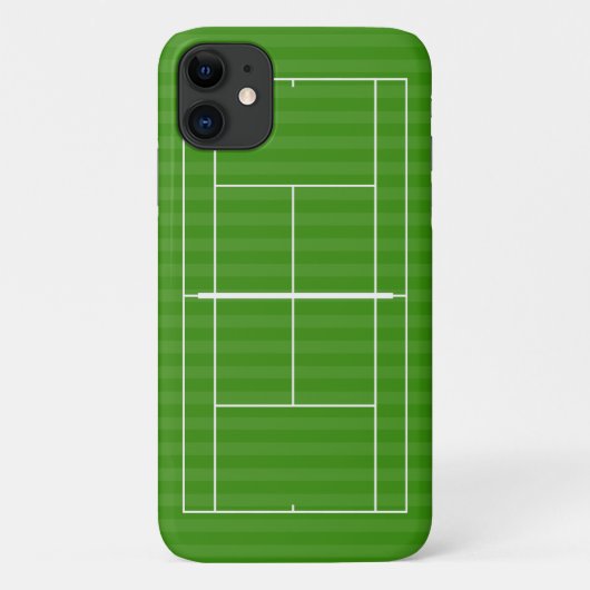 テニスコート線マーキングケースメイトiPhoneケース Case-Mate iPhoneケース (裏面)