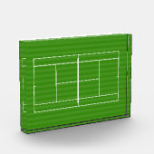 テニスコート線マーキング フォトブロック (左)