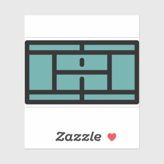 テニスコート シール (シート)