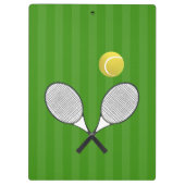 テニスコート&テニスボール クリップボード (裏面)