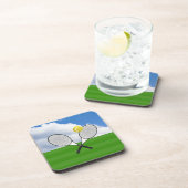 テニスコート&テニスラケット コースター (右側)