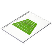 テニスコート ノートブック (左側)