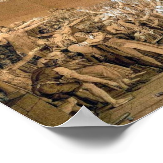 テニスコート ポスター (角)