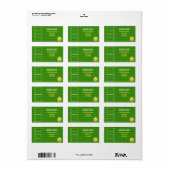 テニスコート ラベル (フルシート)