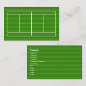 テニスコート 名刺 (正面/裏面)