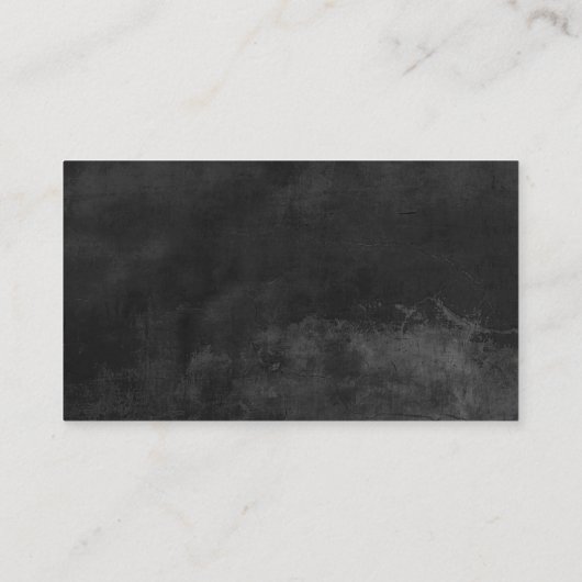 テニスコートChalkboard 名刺 (裏面)