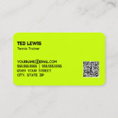 テニスコートQR 名刺 (裏面)