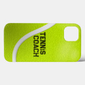 テニスコーパーソナライズされたチイエローボール Case-Mate iPhoneケース (裏面 (横))