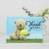 テニスサンキューカード付きコーチ用 サンキューカード (スタンド正面)