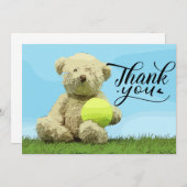 テニスサンキューカード付きコーチ用 サンキューカード (正面/裏面)