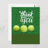 テニスサンキューカード付き選手 ポストカード (正面/裏面)