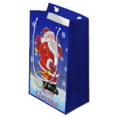 テニスサンタのメリークリスマス、 スモールペーパーバッグ (正面アングル)
