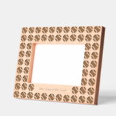 テニスサーバと保存 レーザー彫刻フレーム (左)