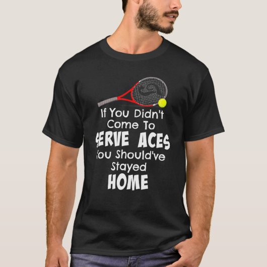 テニスサービングエース Tシャツ (正面)