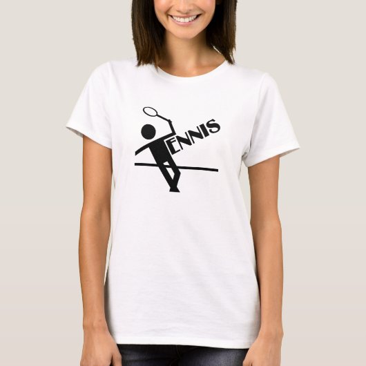 テニスシャツ – スタイルとカラーの選択カスタマイズ, Tシャツ (正面)