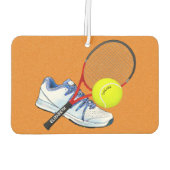 テニスシューボール及び該テニス文字を備えたラケットカスタム カーエアーフレッシュナー (裏面)