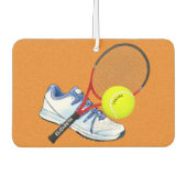 テニスシューボール及び該テニス文字を備えたラケットカスタム カーエアーフレッシュナー (正面)