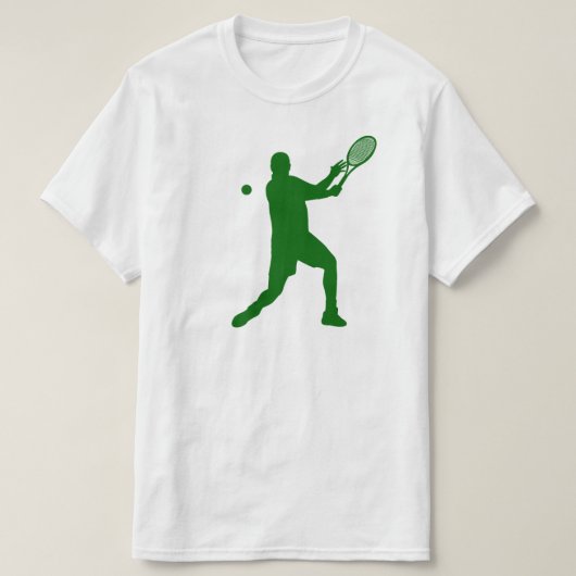 テニスシルエット Tシャツ (デザイン正面)