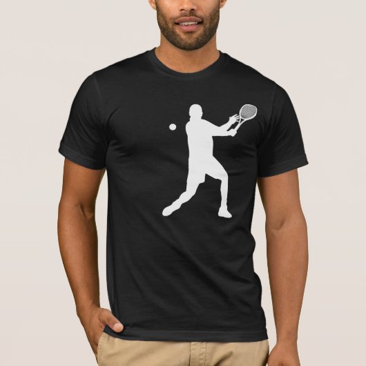 テニスシルエット Tシャツ (正面)