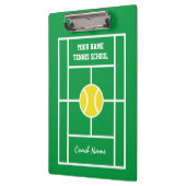 テニススクーカスタムルのコーチトレーナー用クリップボード クリップボード (左)