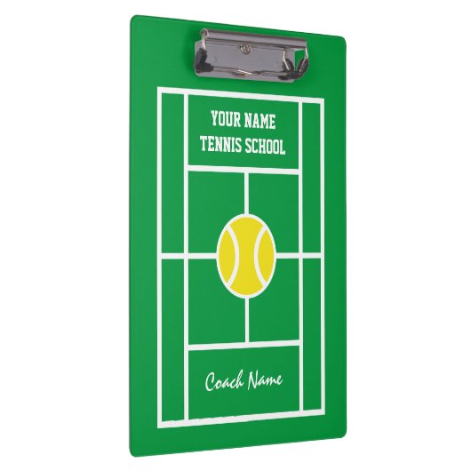 テニススクーカスタムルのコーチトレーナー用クリップボード クリップボード (右)