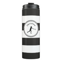 テニススタイリッシュガールブラック&ホワイトプレーヤーの名前