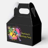 テニススターガールバースデーパーティー フェイバーボックス (正面)