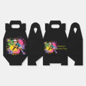 テニススターガールバースデーパーティー フェイバーボックス (見開き)