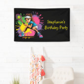 テニススターガールバースデーパーティー 横断幕 (インサイチュ)