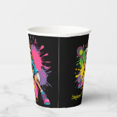 テニススターガールバースデーパーティー 紙コップ (右)