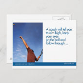 テニススポーツはがき ポストカード (正面/裏面)