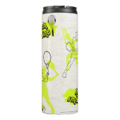 テニススポーツタンブラーと引用文ゲームをオン タンブラー (裏面)