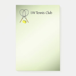 テニススポーツテーマ パーソナライズされた ポストイット