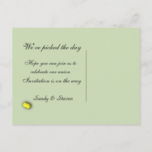 テニススポーツ日付はがきを保存 案内ポストカード (裏面)