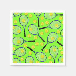 テニススポーツ誕生日パーティー スタンダードカクテルナプキン