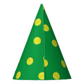 テニススポーツ誕生日パーティー パーティーハット (裏面)