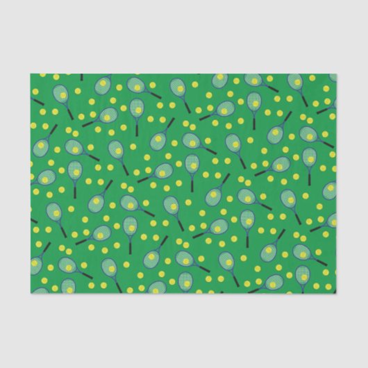 テニススポーツ誕生日パーティー 薄葉紙 (正面)