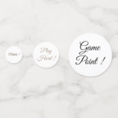 テニススポーツ誕生日 コンフェッティ (裏面)