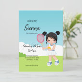 テニススポーツ 招待状 (スタンド正面)