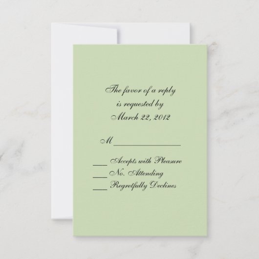 テニススポーツRSVP 出欠カード (正面)