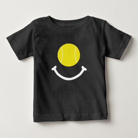 テニススマイル ベビーTシャツ (正面)