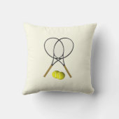 テニスダブルズクリーム装飾用クッション クッション (裏面)