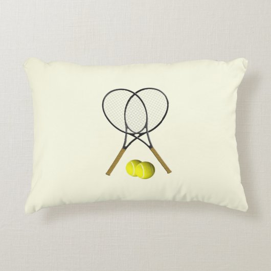 テニスダブルズクリーム アクセントクッション (正面)