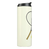 テニスダブルズクリーム タンブラー (回転左)